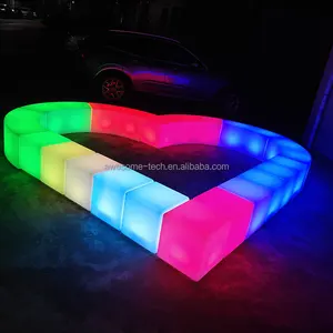 Decorative LED Sheep Lamp Modern Customized  Square Waterproof LED Night Lights Luminous Cube Bed Side Light for Bedroom