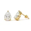 Moissanite + Certificato GRA Placcato Oro - MSED00040