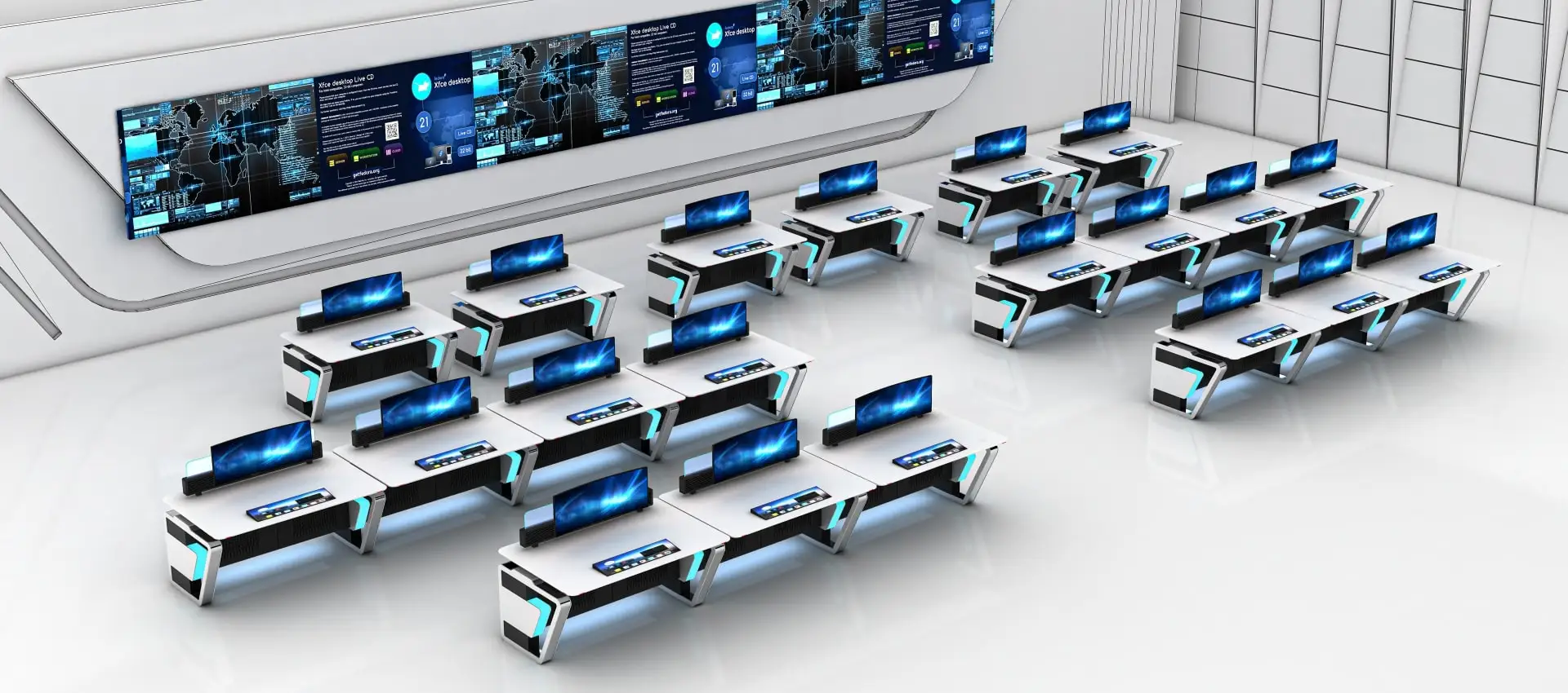 Fhc Control Room Kehua Fuwei Control Room Furniture - Command Center Solutions