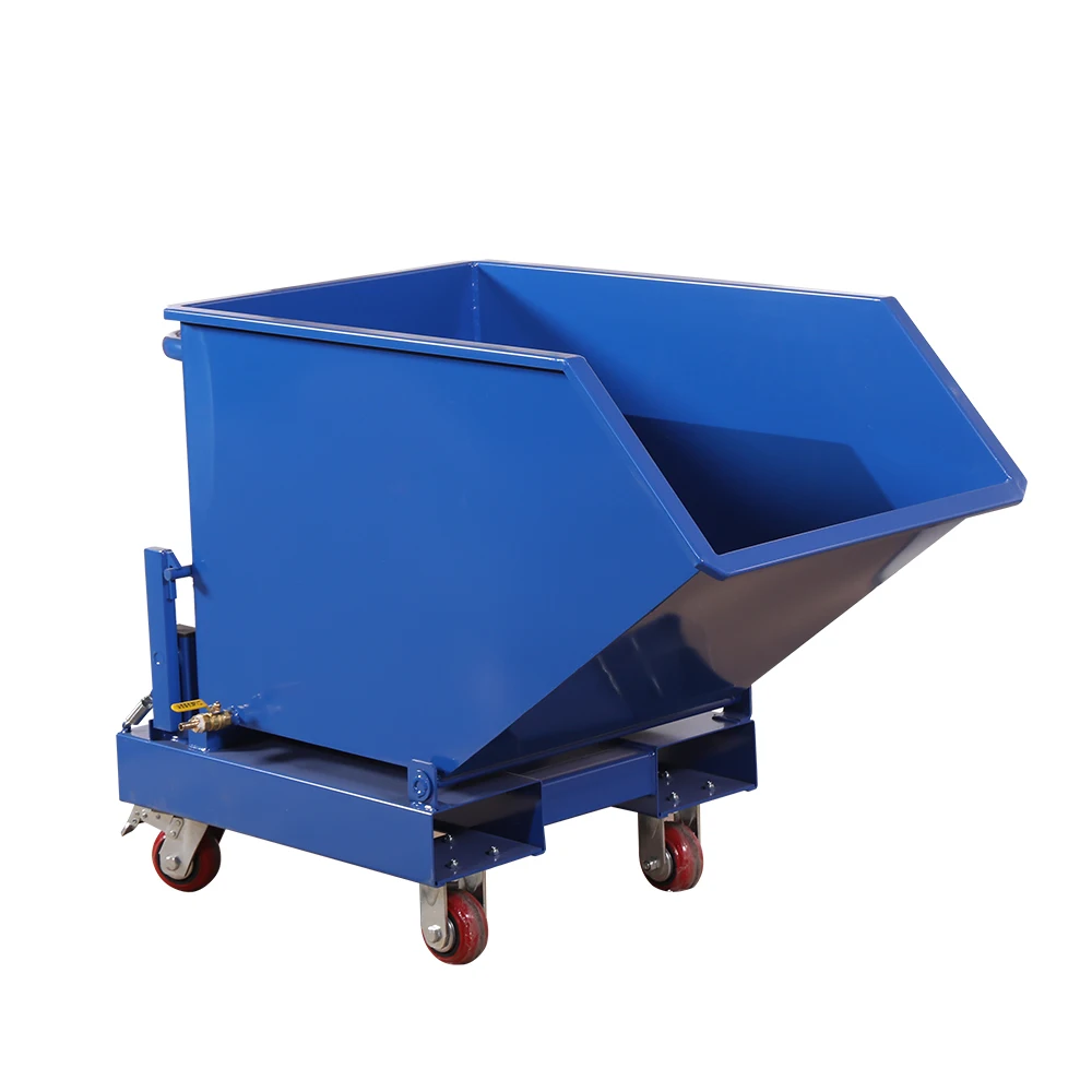 Hnayu Metal Forklift Tipping Bins Waste Management Iron Chip Collection ...