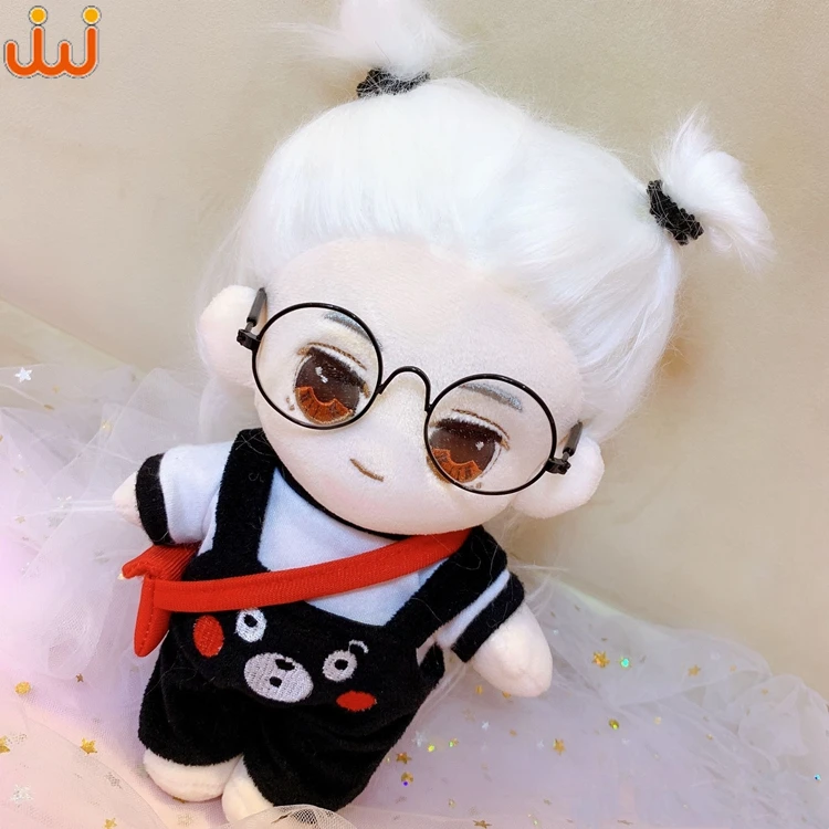 
 Junwo China manufacturer custom girl dolls stuffed toys,20cm plush famous star dolls ty plush long hair doll toys  