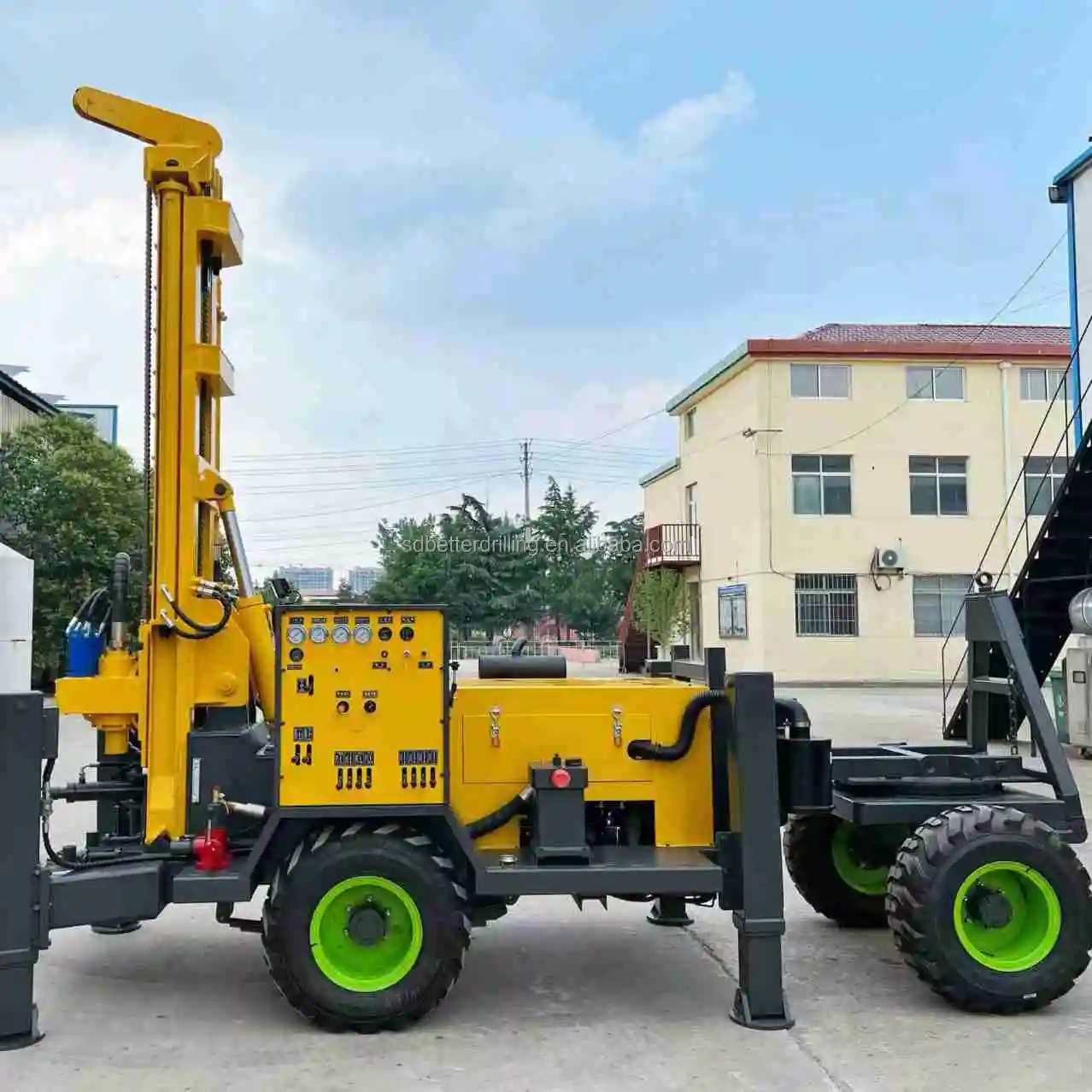 Drilling Rig Bdm200jh Bdm360jg Bdm150a Model Trailer Mounted Dth
