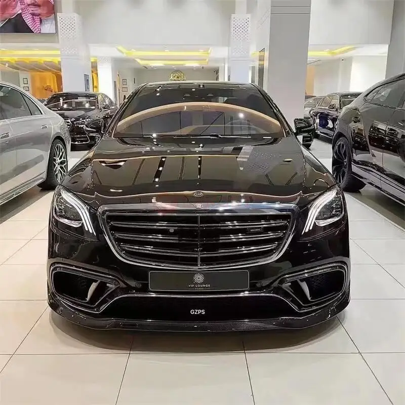 Difusor de Lábio Frontal Spoiler e Capa para Fender para Mercedes Benz S-Class foto 5