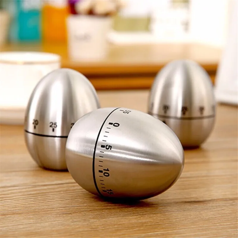 Stainless Steel One Hour Mechanical Kitchen Egg Cooking Timer - China  Kitchen Egg Cooking Timer, Stainless Steel Kitchen Egg Cooking Timer