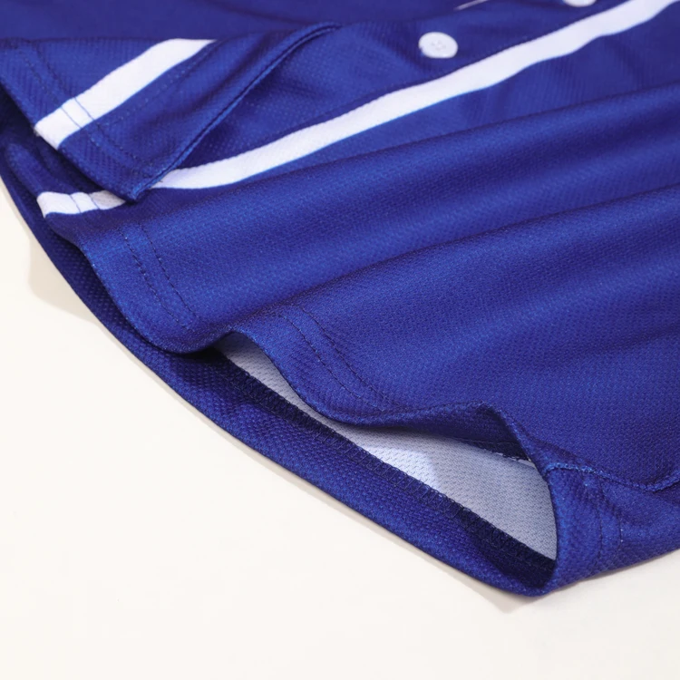 2024 New Design Baseball Button Up Shirt 100% Polyester Best Baseball Uniforms Youth Customized Team