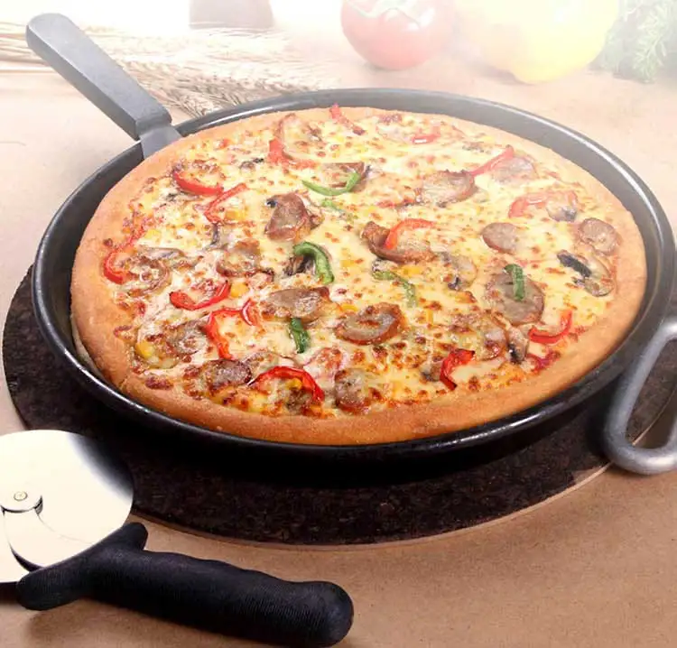 Pizza Cooking Pan 12 Inch Pizza Baking Pan With Rack Aluminum Deep Dish