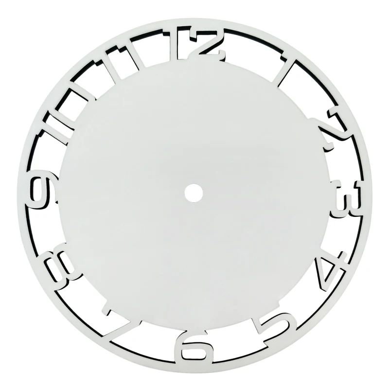 Заводская цена 20 см 30 сублимационная печать Термотрансферная часы из ДВП настенные круглой формы