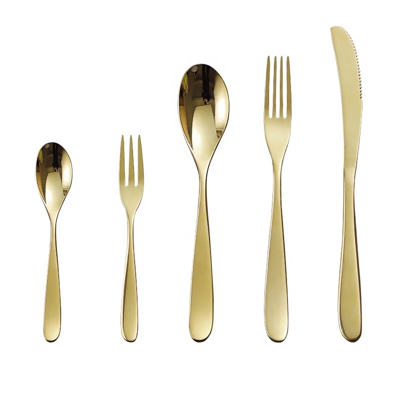 Wholesale Luxury Flatware Sets Wedding Metal Spoons And Forks Stainless