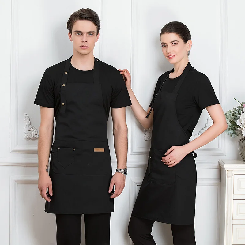 Polyester Custom Aprons Logo Kitchen Cleaning Cooking Restaurant Apron for Chef Sublimation