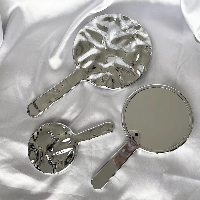 Oem Handheld Mirror Makeup Compact Hand Mirrors For Women Travel Small Vintage Purse Mirrors