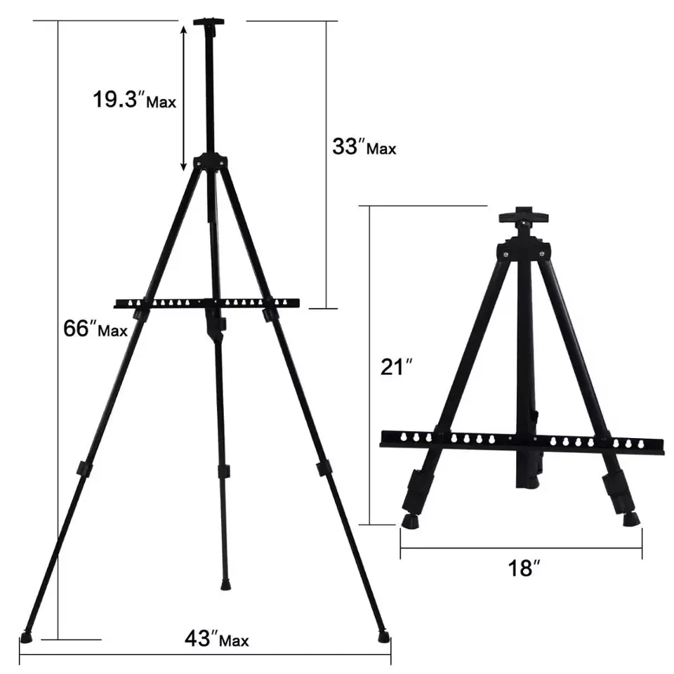 paint easel stand drawing oil adjustable