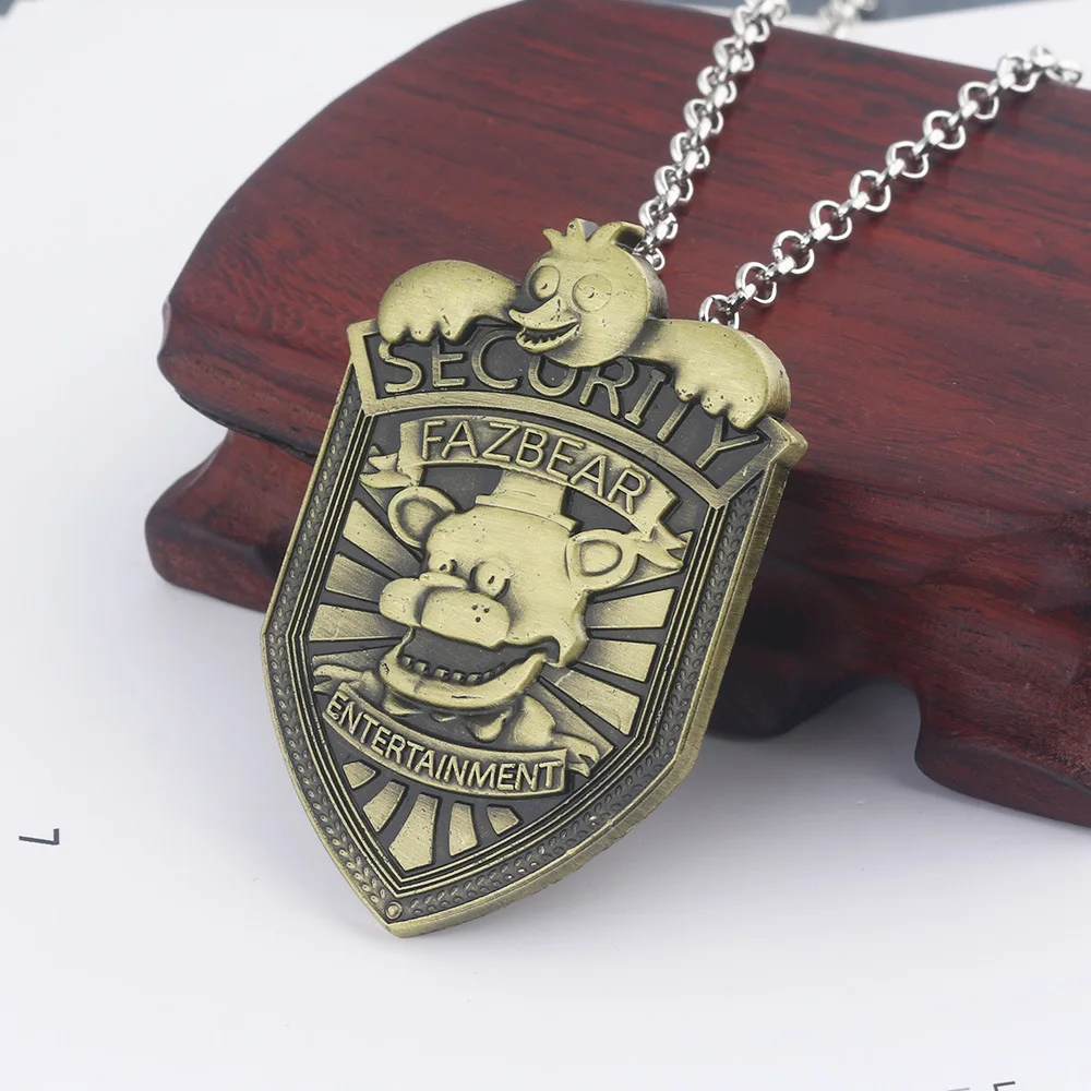 Fnaf Security Guard Badge Freddy Fazbear's Night Guard In Fnaf Costume Gifts For Kids Men Women