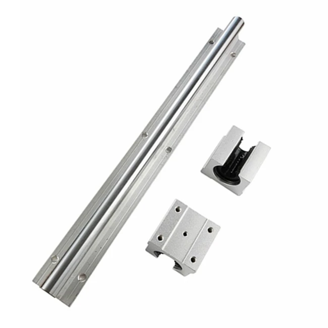 SBR20 CNC Round Linear Guideway with 2 Set SBR20-1200mm Linear Guide Rail