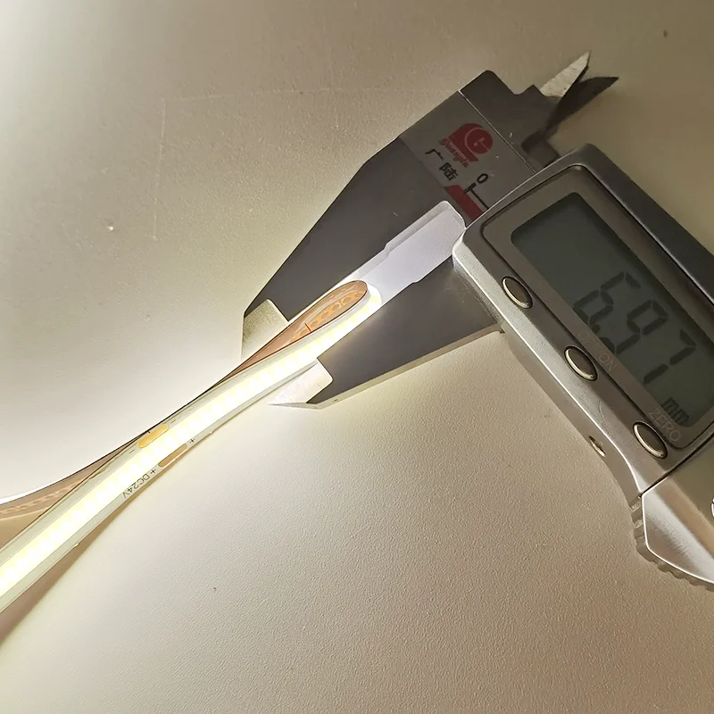 12V 24V Controller Connector Flexible Led 10M 2700K 3000K Warm White Cob Led Strip Light Dc for Home Bedroom