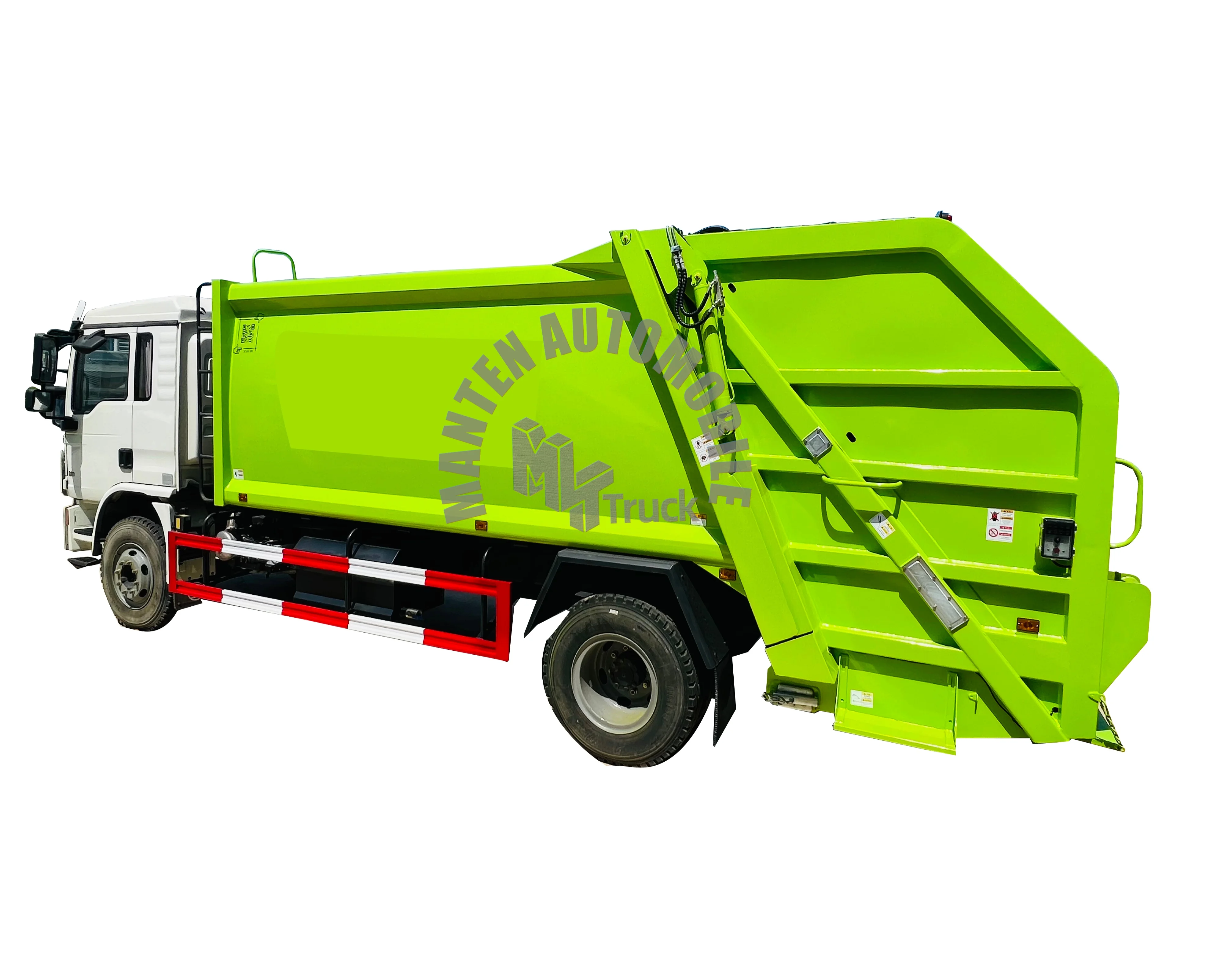 Shacman L3000 Garbage Compactor Truck Rear Loader Garbage Compressed
