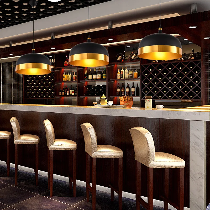 black bar chandelier vintage industrial pendant lamp iron lighting pendant chandelier metal shade