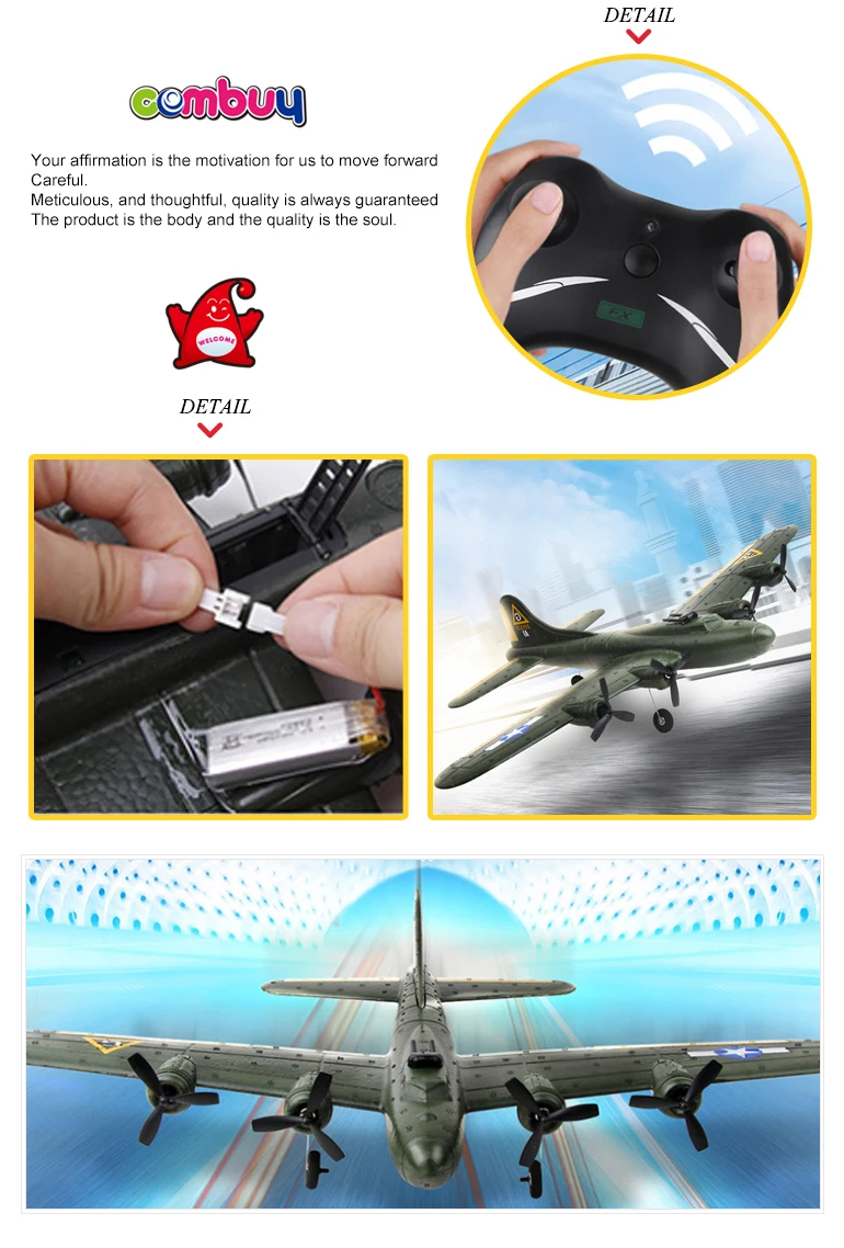 Flying Glider Remote Control Simulation RC EPP Foam Airplane Toy