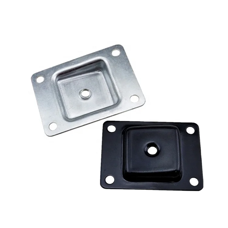 Nordic 10 Degree Contemporary Square Angle Top Chair Leg Mounting Plates Metal Furniture for Dining Living Room Home Office