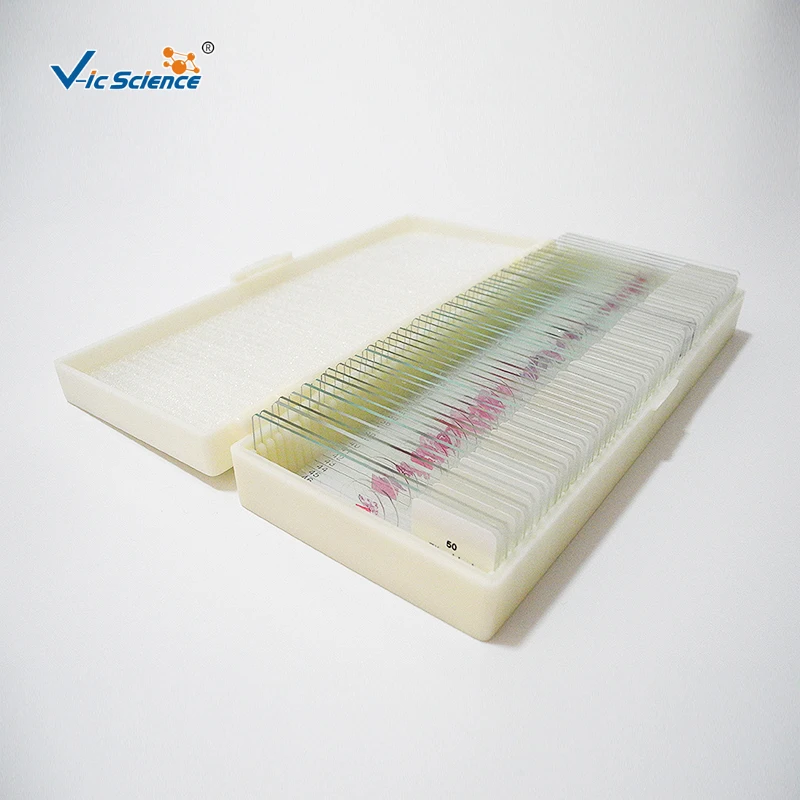 Parasitology Set of 50 Pcs  Slides  Studying Microscope Prepared Slides Prepared Slides Microscope