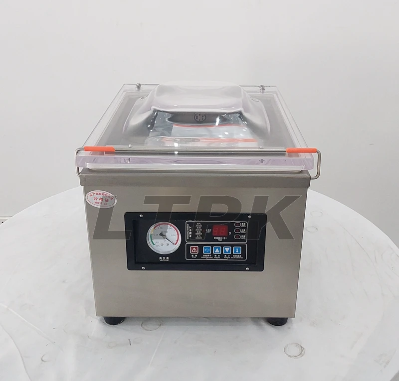 DZ260 Semi-automatic Desktop Small Single Chamber Grains Dates Beans Bag  Vacuum Sealing Packing Machine