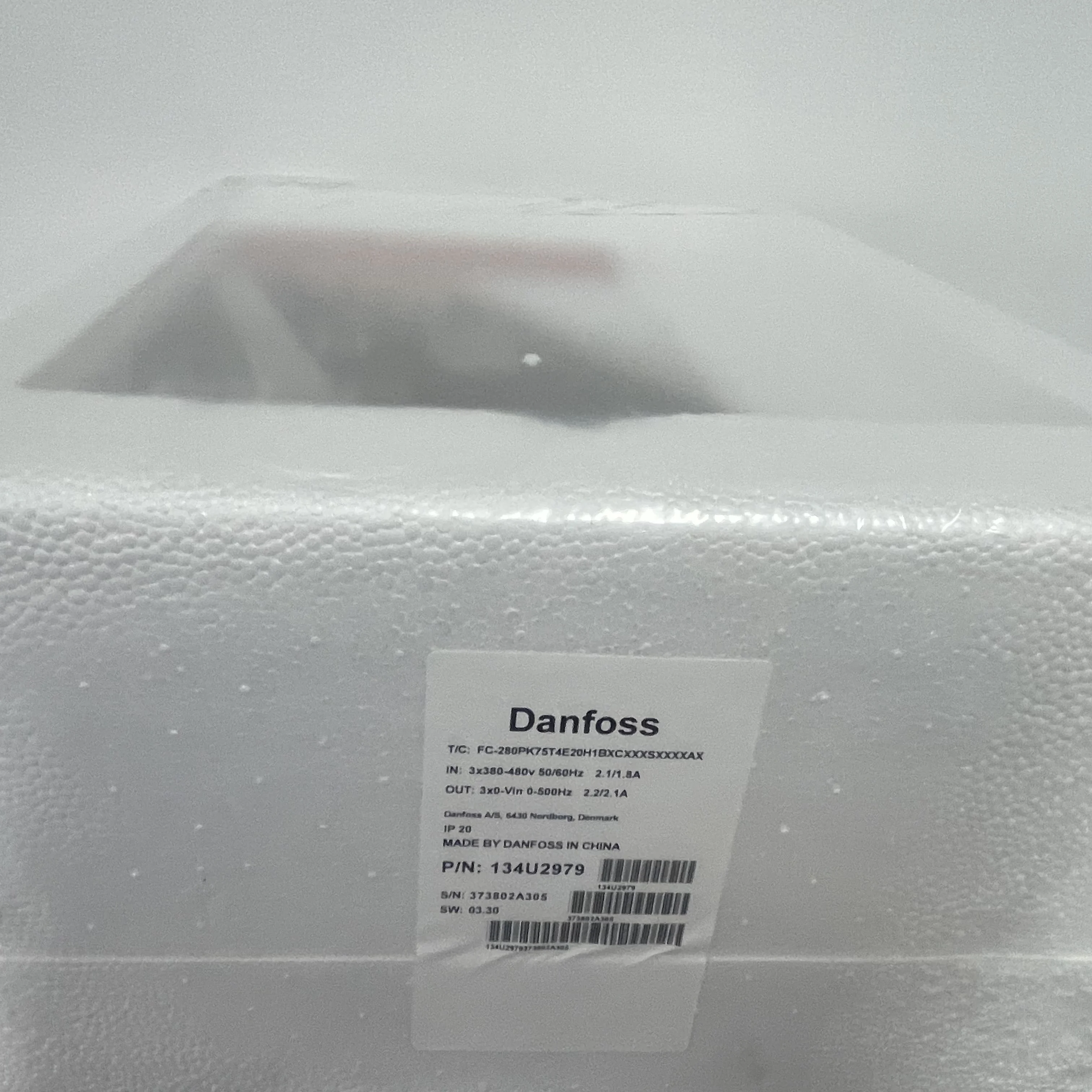 Danfoss Frequency Inverter FC-280PK75T4E20H1BXCXXXSXXXXAX 134U2979 