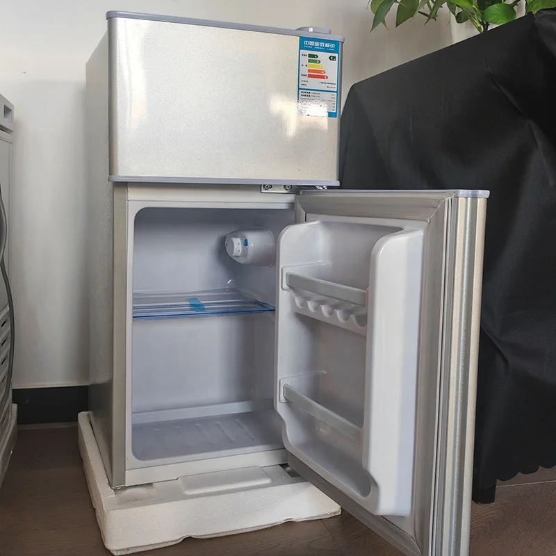 Mini Refrigerator シルバー 2段棚付き Amazon.com: GE Mini Fridge With Freezer | 3.1 Cubic Ft