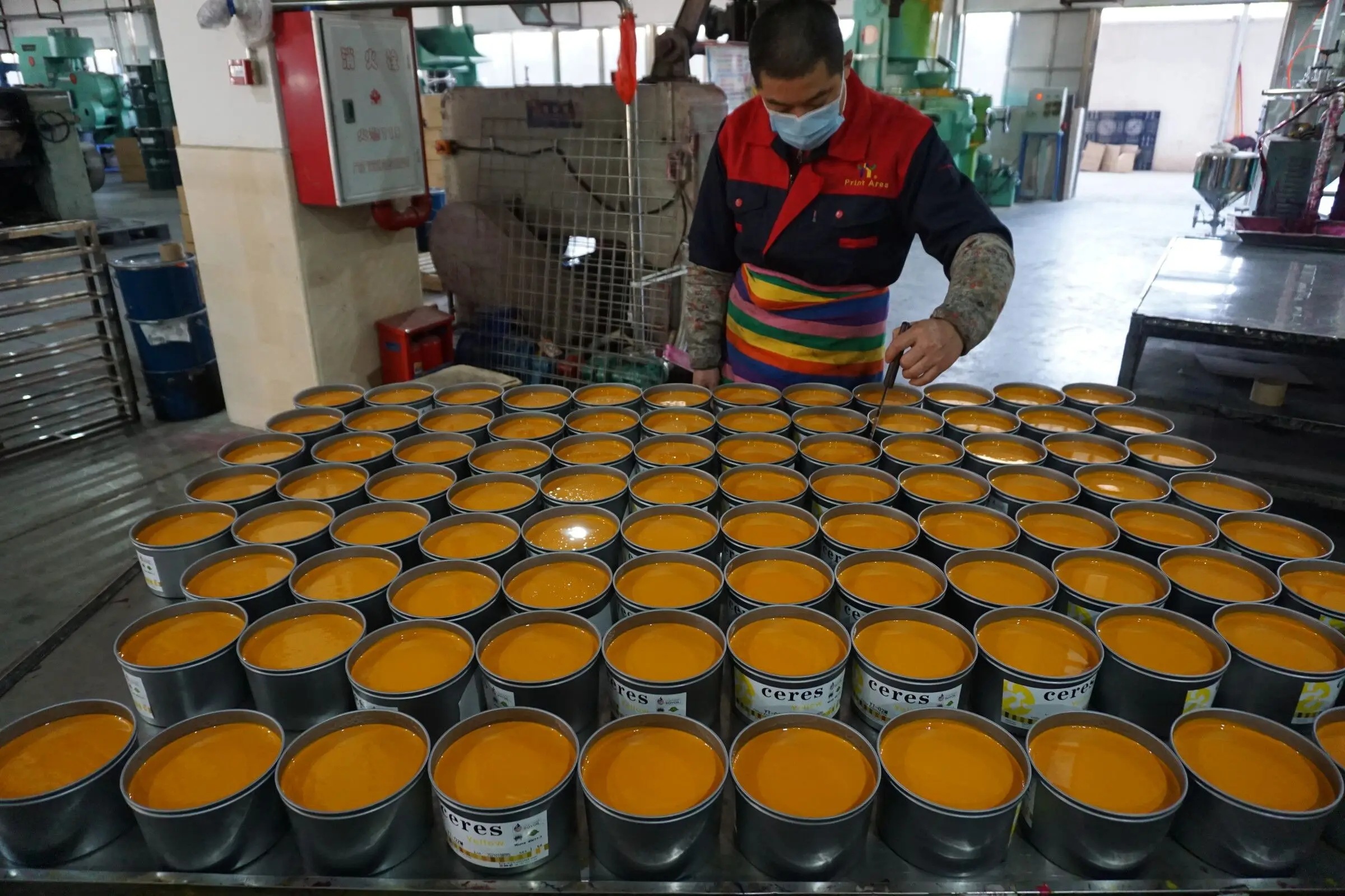 Ceres High Gloss YY02/YY03/YY09 Model Oil Base Offset Printing Ink with 2 Years Validity