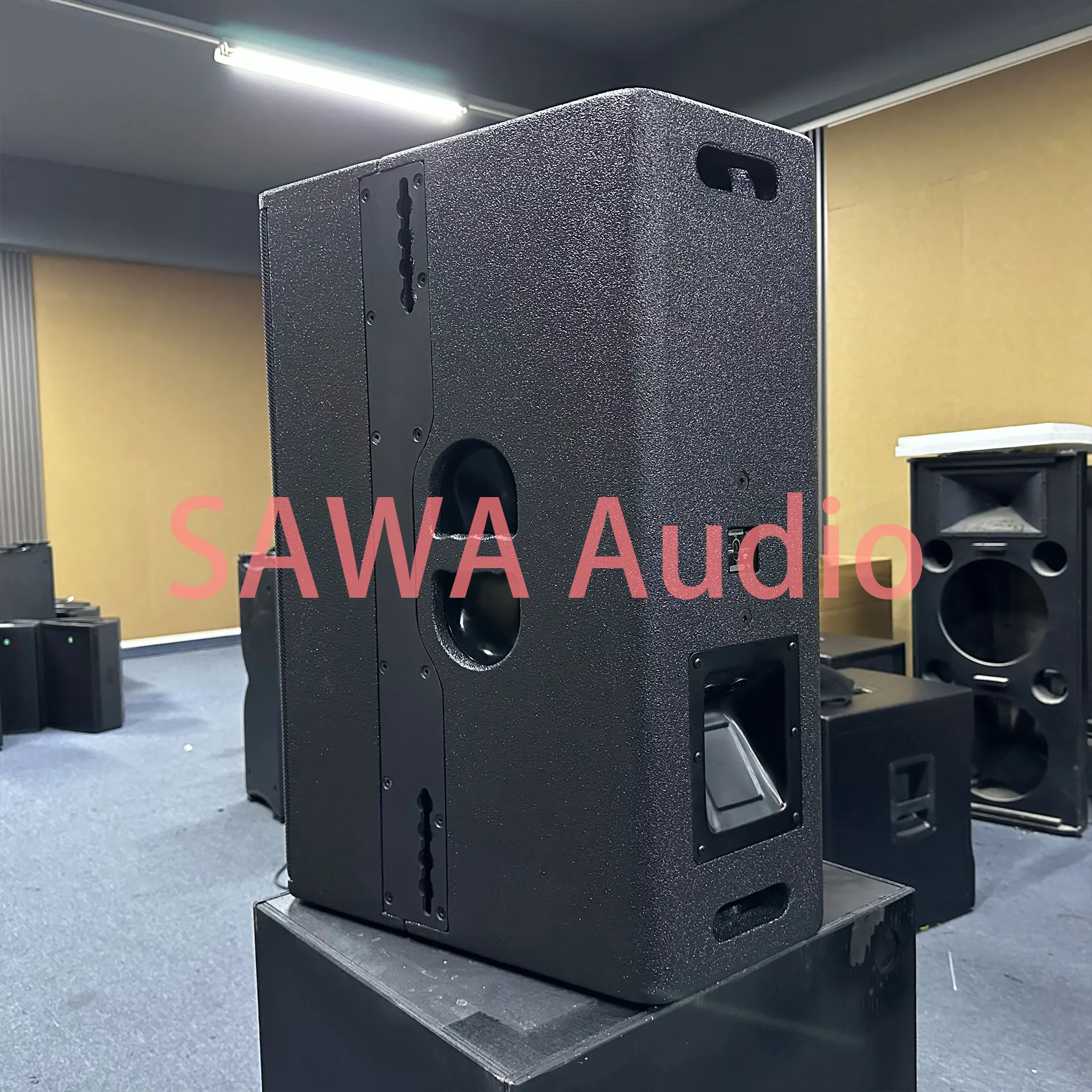T24N ダブル12インチ アクティブ/パッシブ木製スピーカー PAスピーカー 