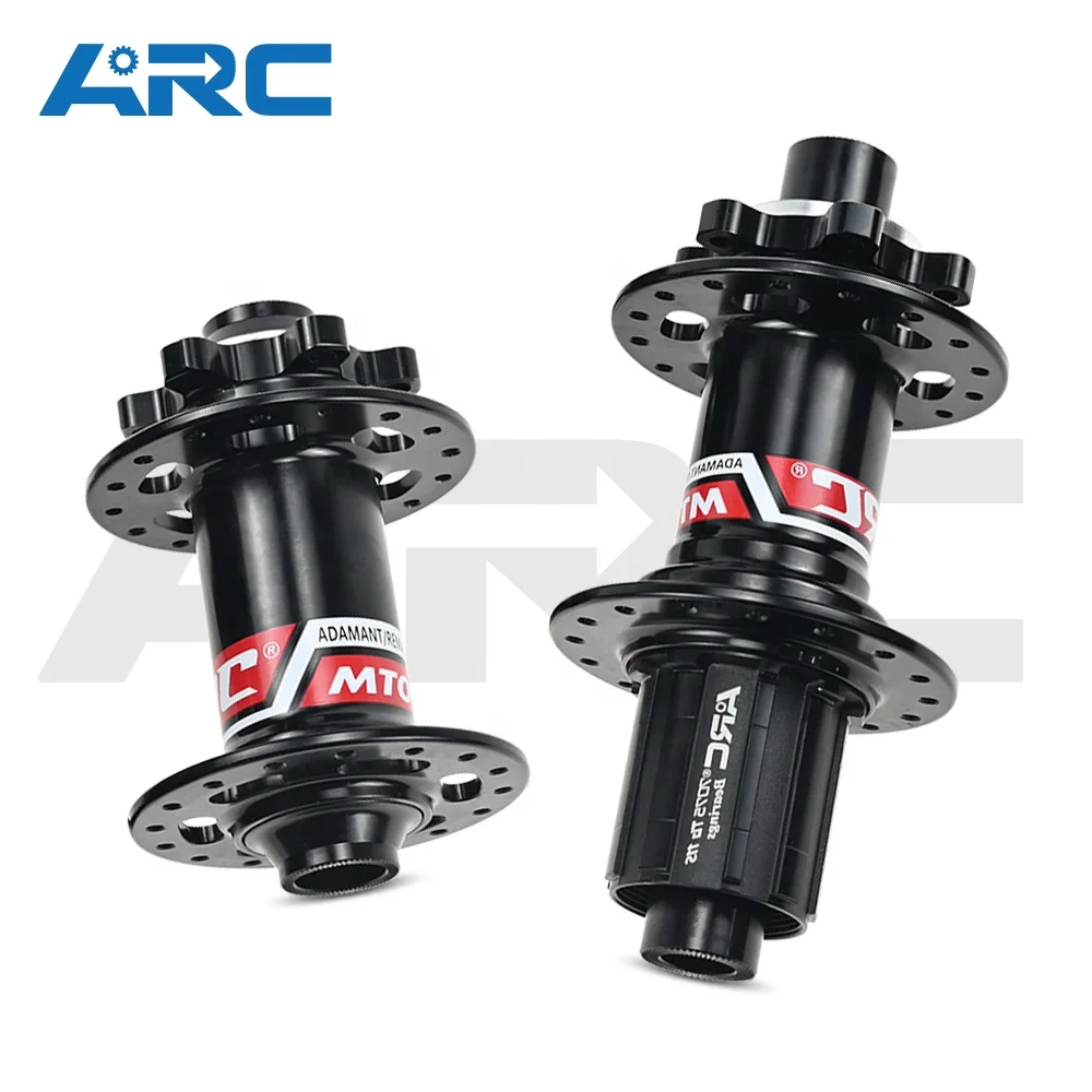 Black Red Factory Hot Sale 32 Holes Custom MTB Front Rear Hub Bicycle Parts  Axle Thru Hub Aluminum Alloy Mountain Bike Hubs - Main Image