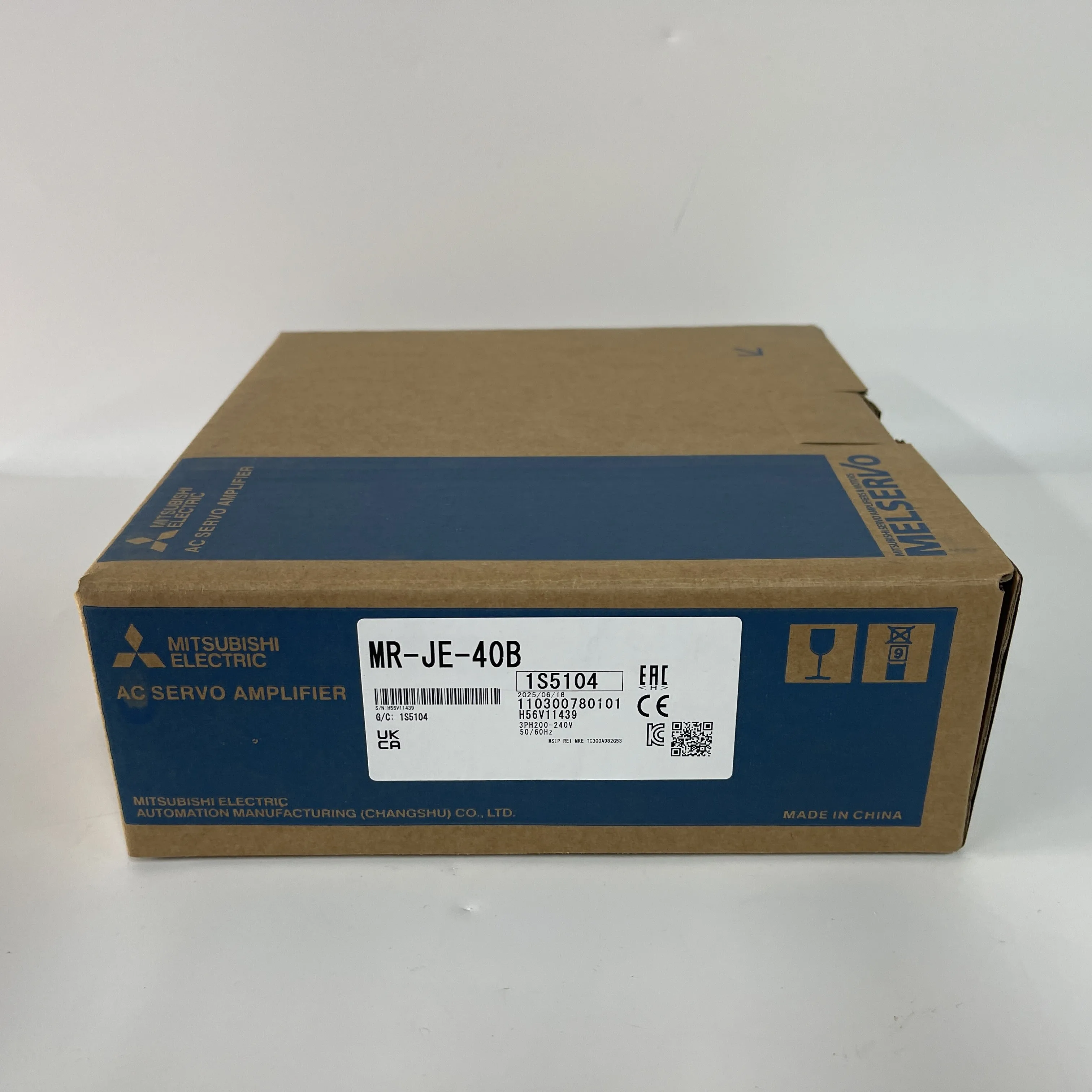 MITSUBISHI AC Servo Amplifier MR-JE Series MR-JE-40B