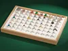white 8 lines ring tray