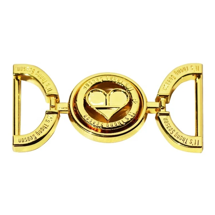 Популярные золотые металлические ботинки, пряжки из цинкового сплава, аксессуары для обуви, пряжки для купальников