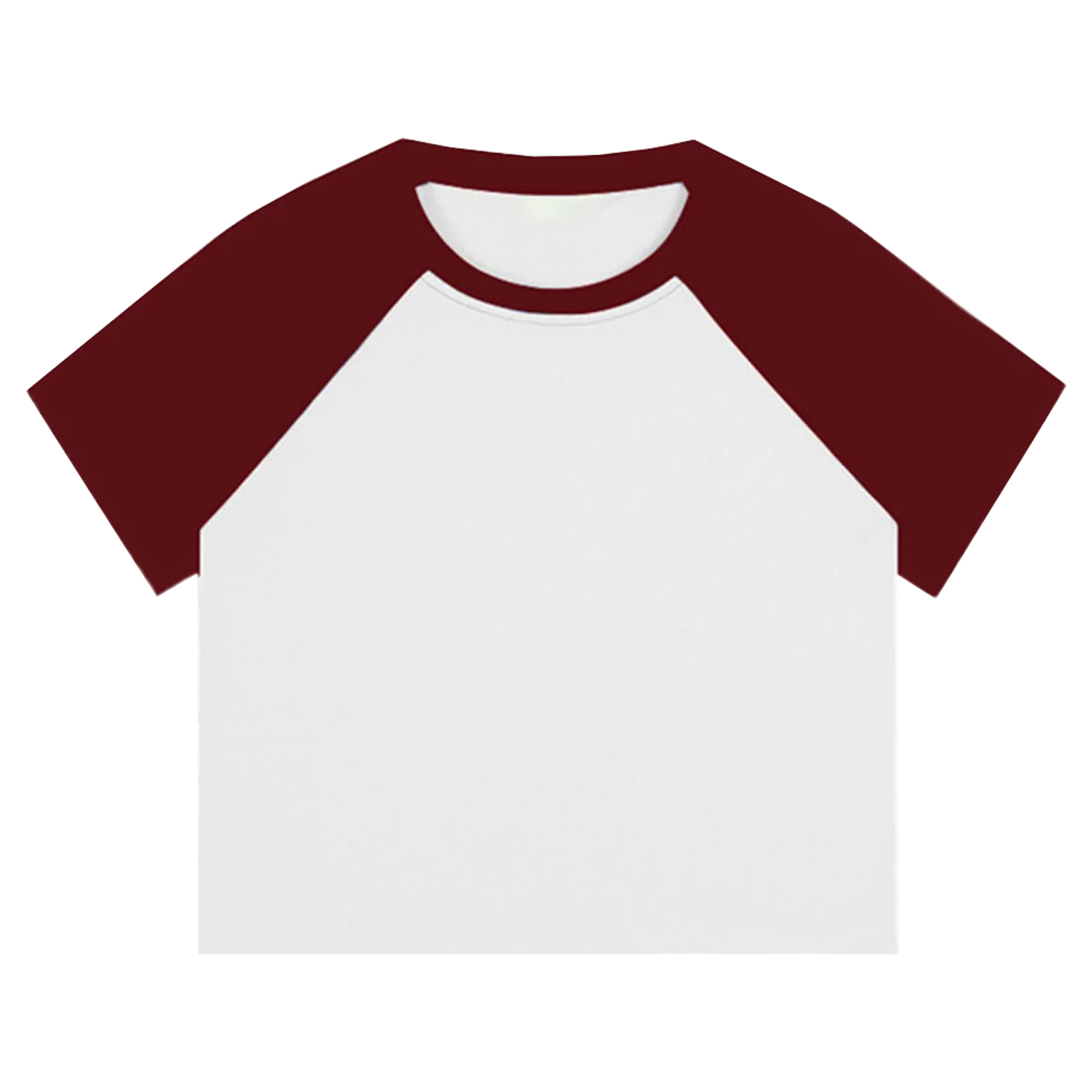Shop CB117-QLRL Custom Logo Crop Top T-Shirts for Women