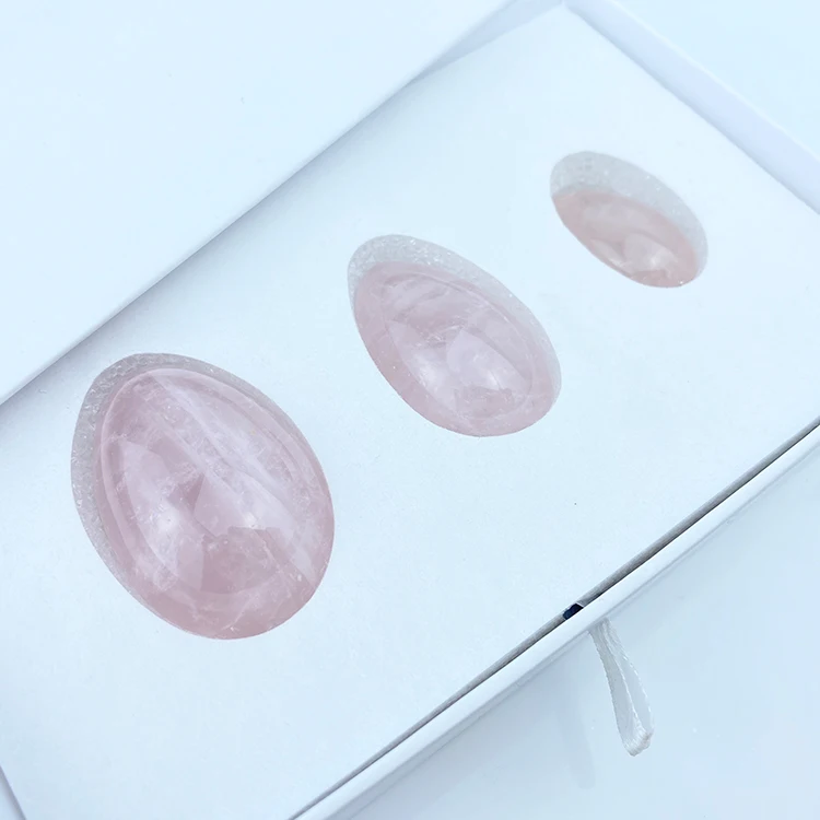 Женский подтягивающий вагинальный розовый нефритовый массажер яйца любви