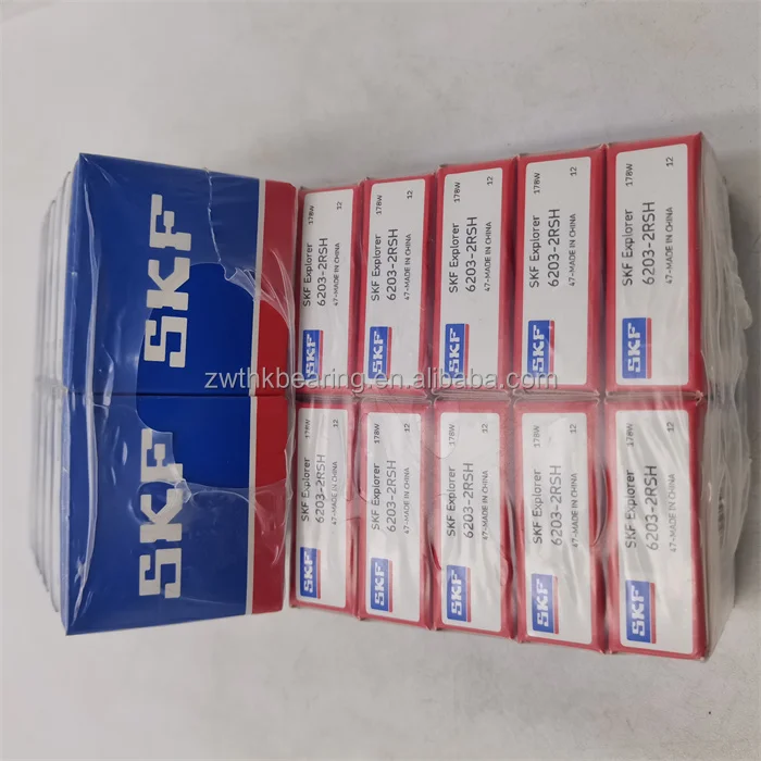 Original Skf Deep Groove Ball Bearings 6003-2rsh 6203-2rsh Ball Bearing ...
