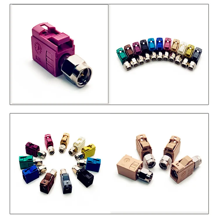 Fakra Full Series A B C D E F G H I K M Z Female to SMA Male Adapter Car RF Board Connector
