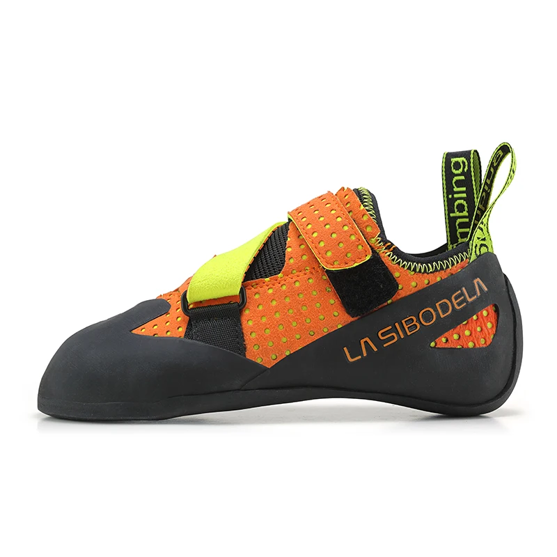 Free Sample Climbing Shoes Lightweight Breathable Rock Dualstrap