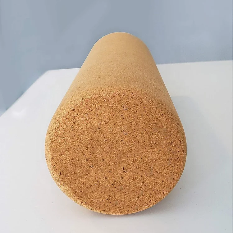 Rouleau De Massage En Liège Pour Yoga Et Fitness - Portable 15 Cm - Pour étirements Et Détente Musculaire