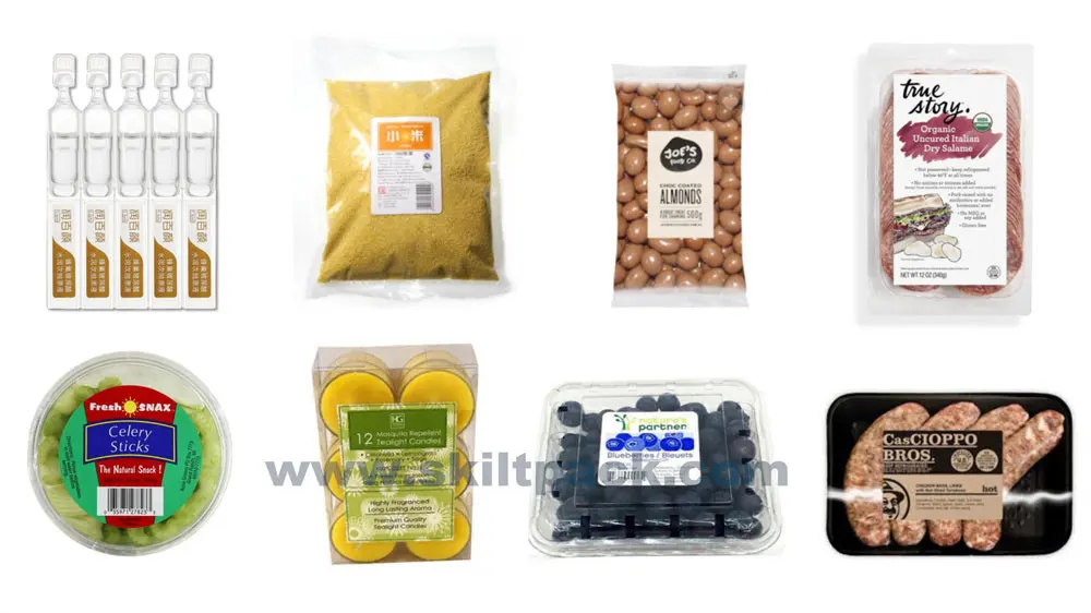SKILT Auto Sticker Clothes Flat Labeling Machine for Circular Jar on Top Body Labeler