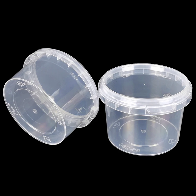 2025 Personalized  Lock Lid Deli Container 200g 250g 500g 1000g Tamper Evident Containers with Lid
