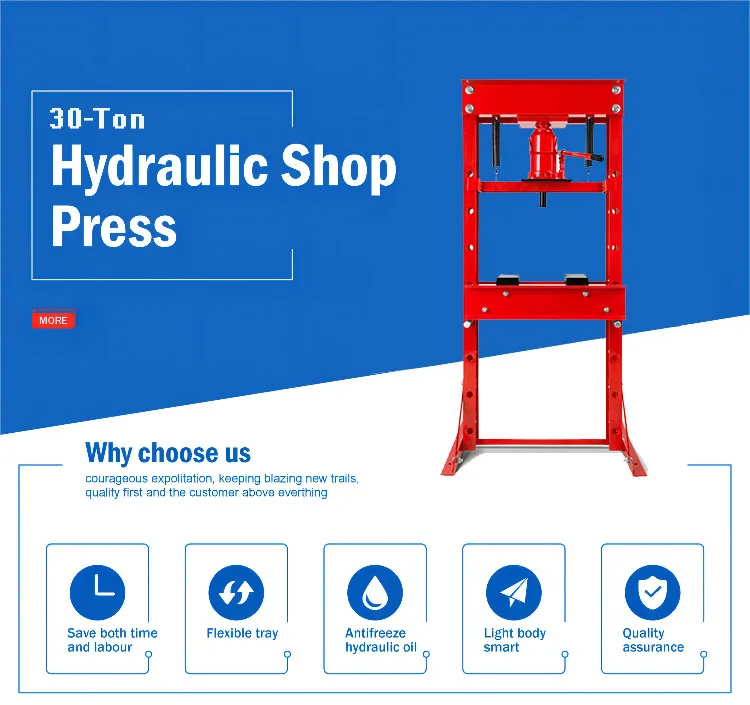 Vertical 30 Ton Hydraulic Shop Press Buy Hydraulic Shop Press,30 Ton