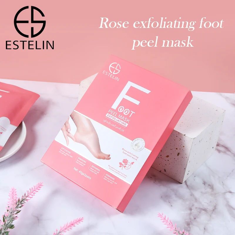 ESTELIN Foot Care Series Vitamin C Exfoliating Foot Peel Mask 40g*2pairs