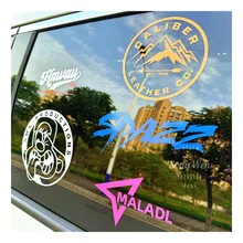 UV Resistant Waterproof Windshield Anime Peek Vinyl Die Cut Window Car Transfer Decals Custom Truck decals Outdoor Car Stickers