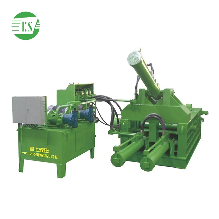 Keshang Y81-250T Horizontal hydraulic compress machine used for scrap metal baling press machine details