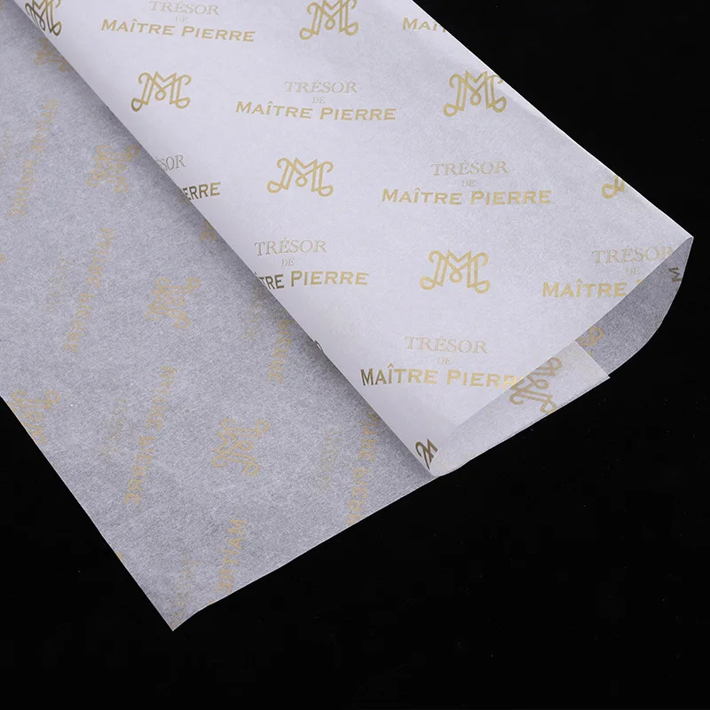 17gsm Printed logo Custom Packaging Paper Shoes Clothes Wine Gift Wrapping Paper Roll Custom Tissue Paper for Box Packaging