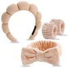 Conjunto de 4 piezas color caqui claro - Correa de muñeca con interfaz de costura.