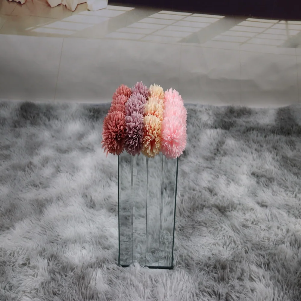 5 дюймовая скошенная зеркальная кубическая коробка мозаичная ваза