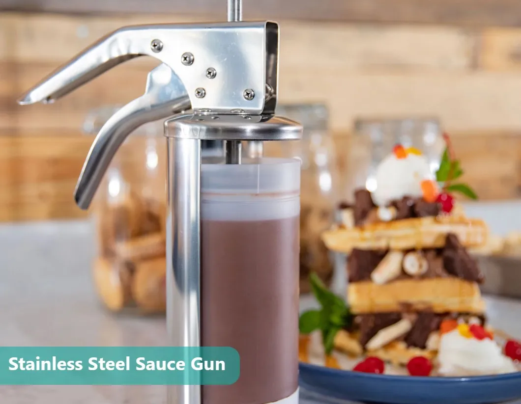 Fast Food Hot Dog Hamburger Stainless Steel Mayonnaise Ketchup Tomato