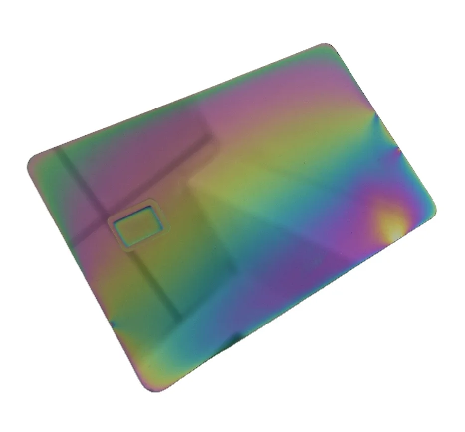 4442 Chip Slot Metal Crypto Credit Card Emv Chip Blank