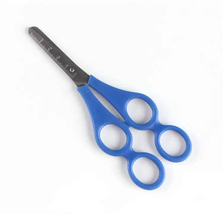 four holes handle pre-school training scissors